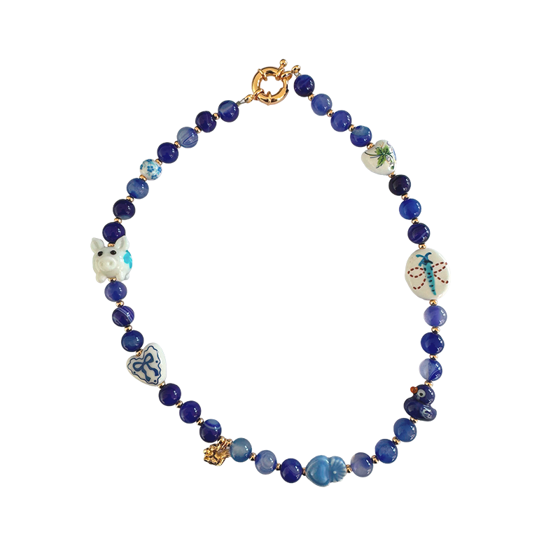 Blue Lagoon Handmade Necklace