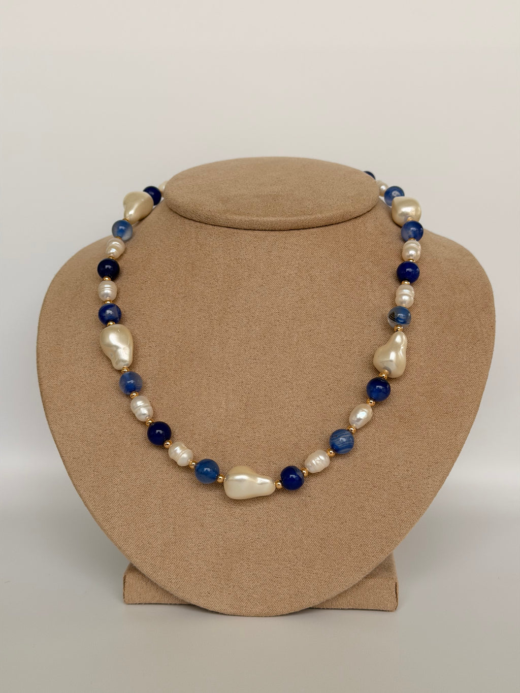 Blue Pearl Handmade Necklace