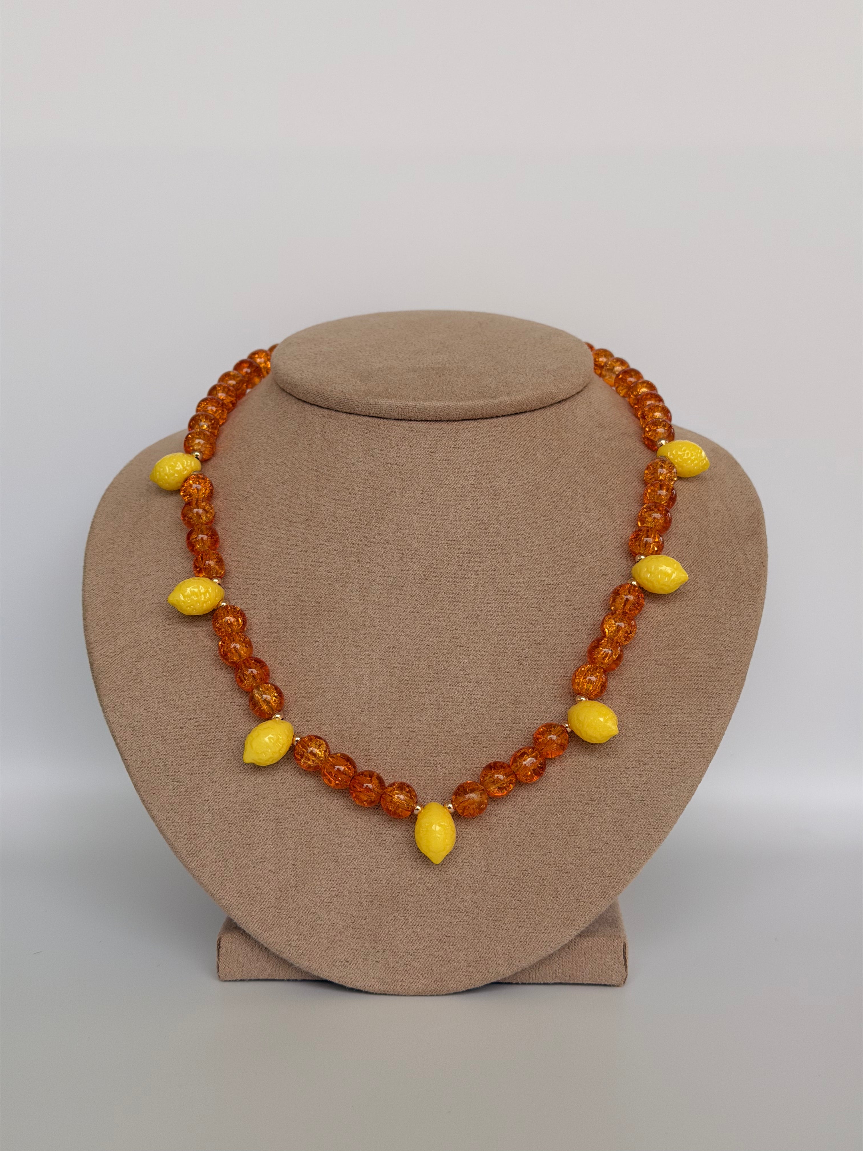 Sunset Citrus Handmade Necklace
