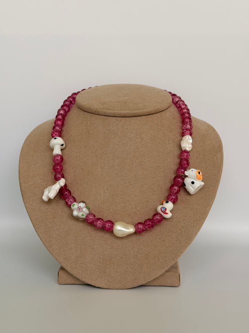 Berry Paws Handmade Necklace