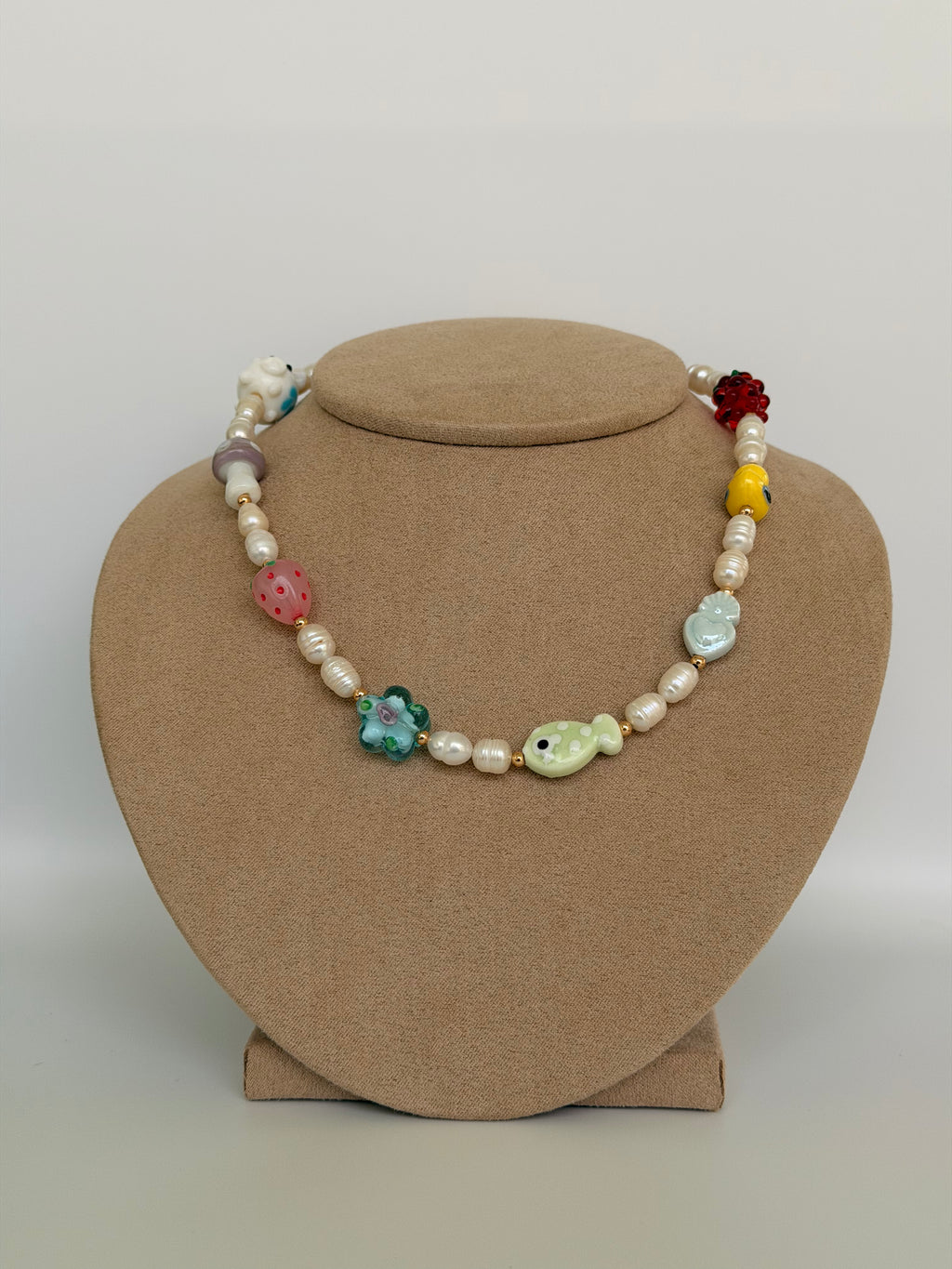 Kawaii Picnic Handmade Necklace