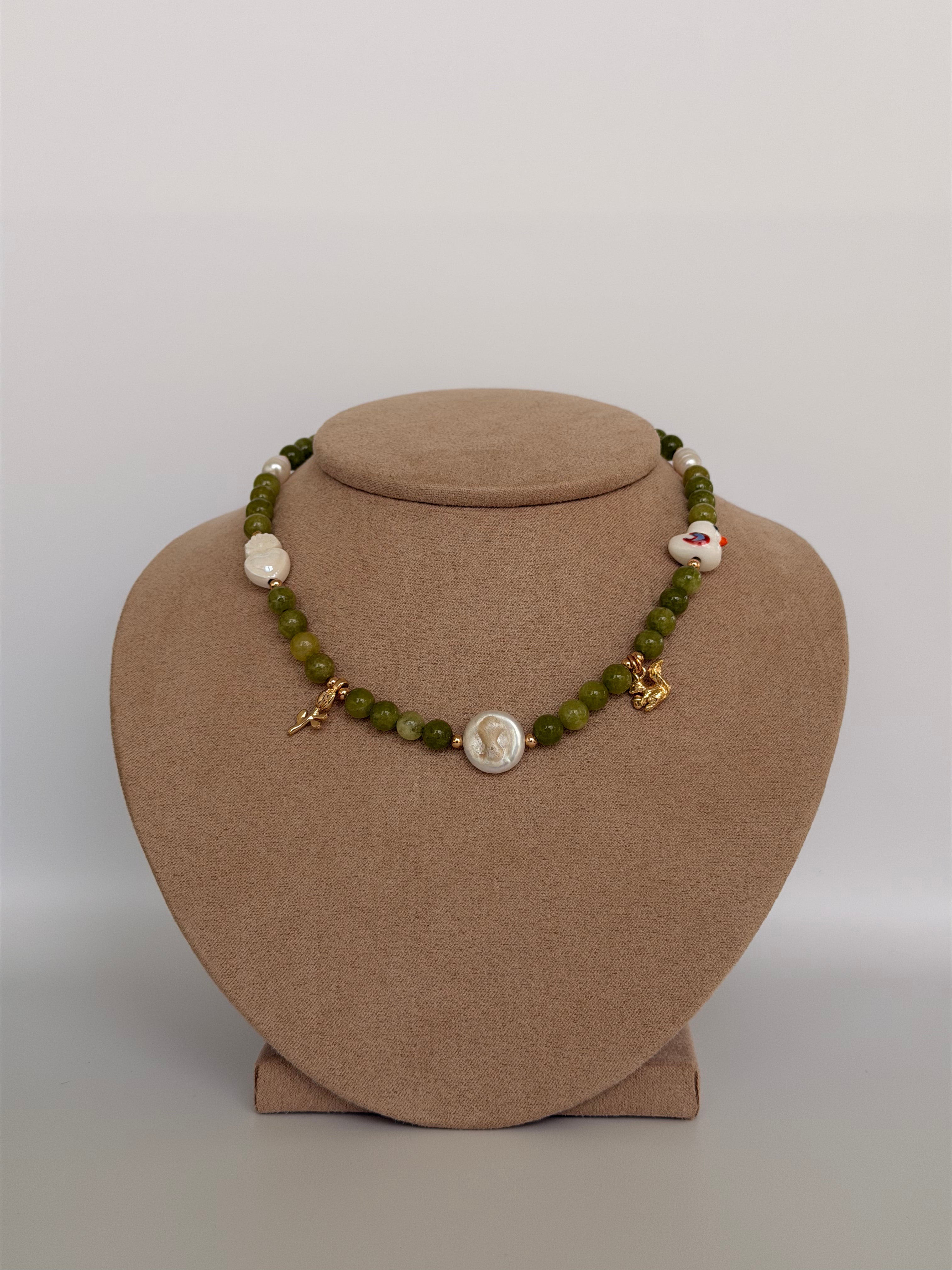 Olive Garden Handmade Necklace