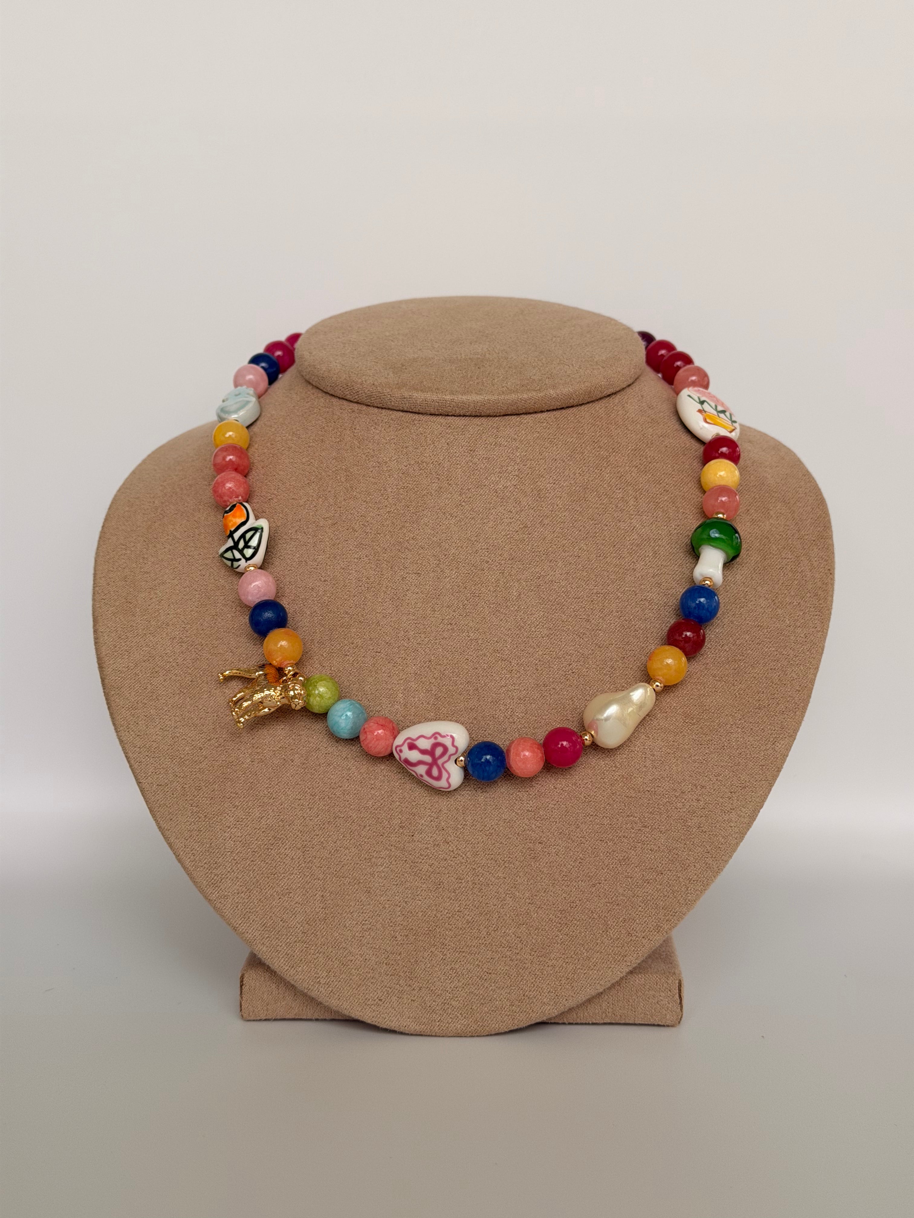 Rainbow Party Handmade Necklace