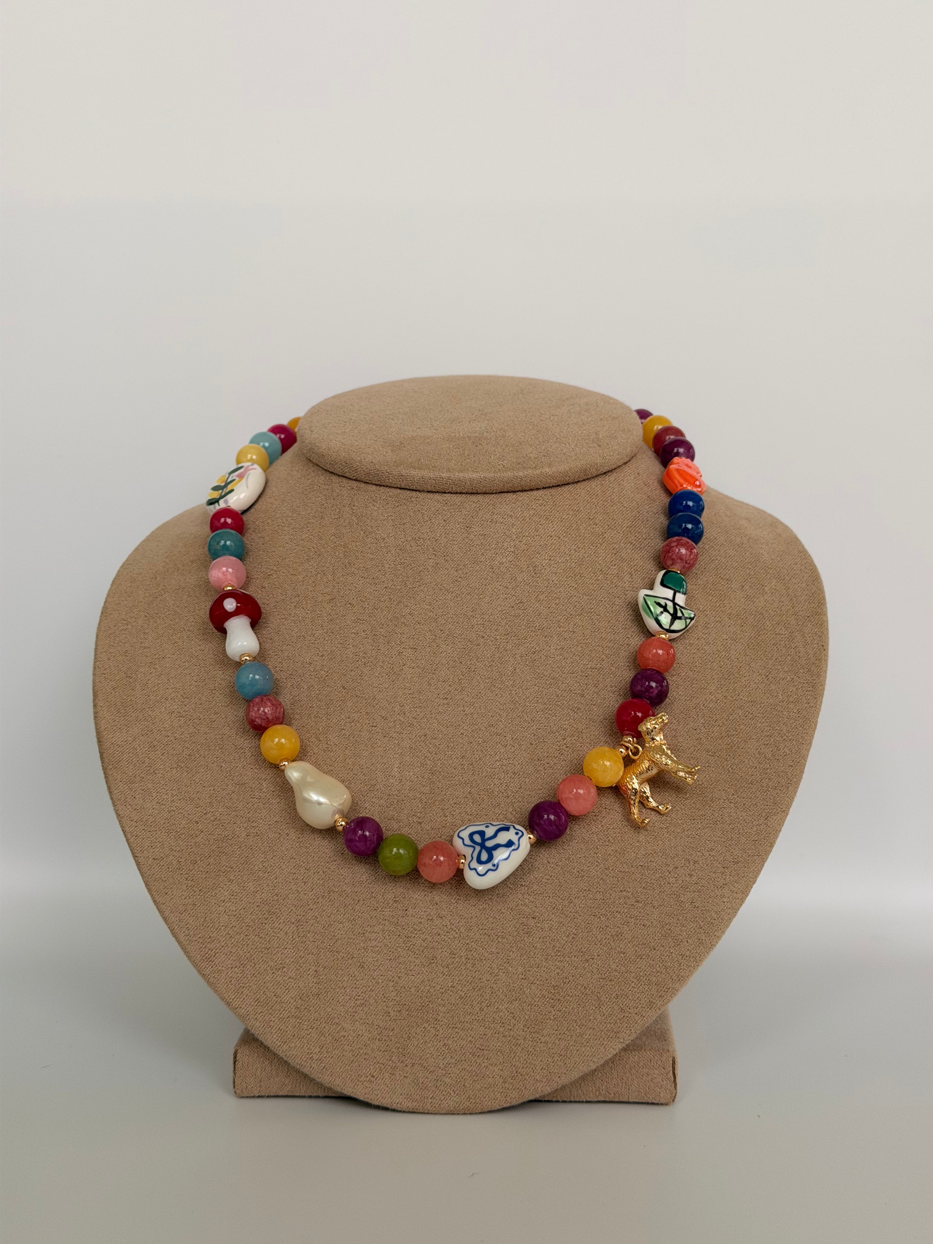 Rainbow Party Handmade Necklace