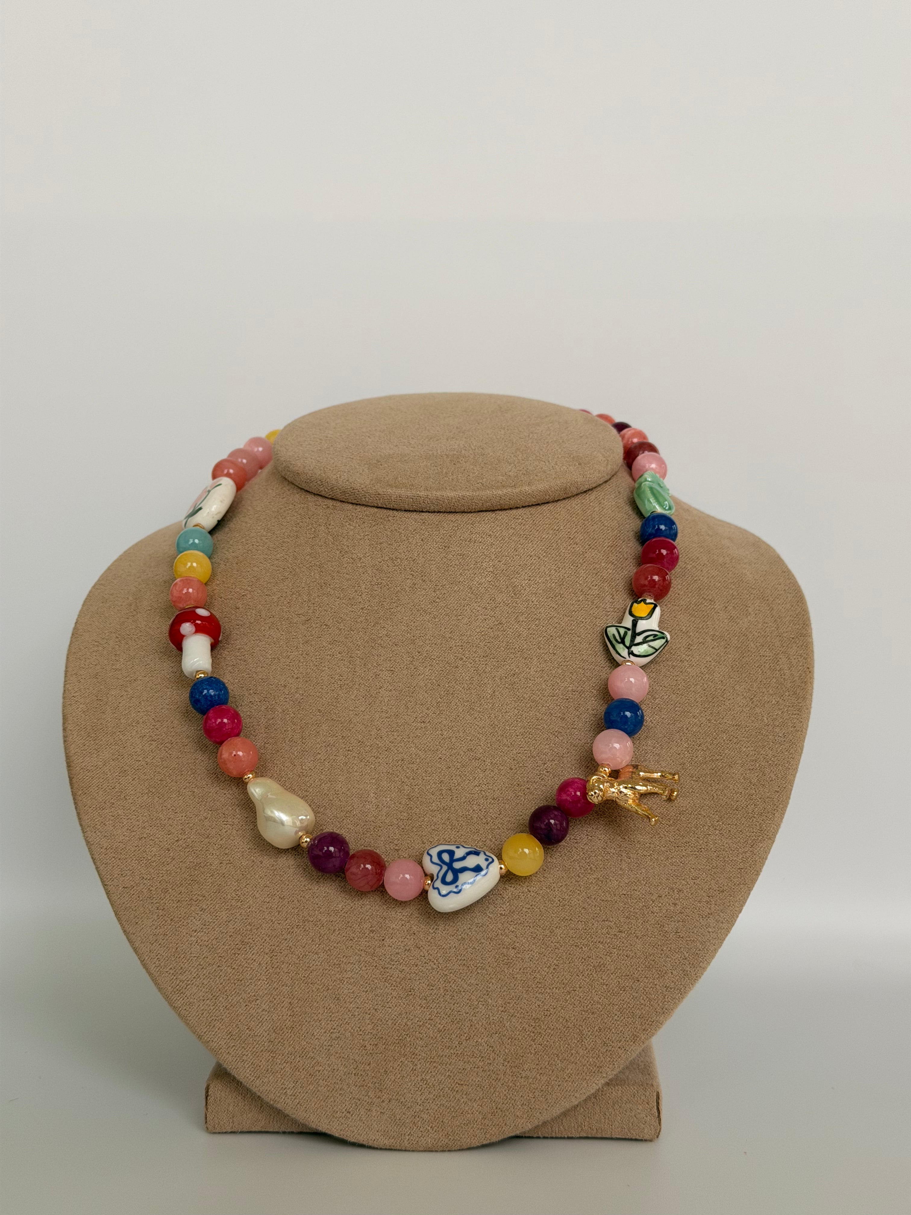 Rainbow Party Handmade Necklace