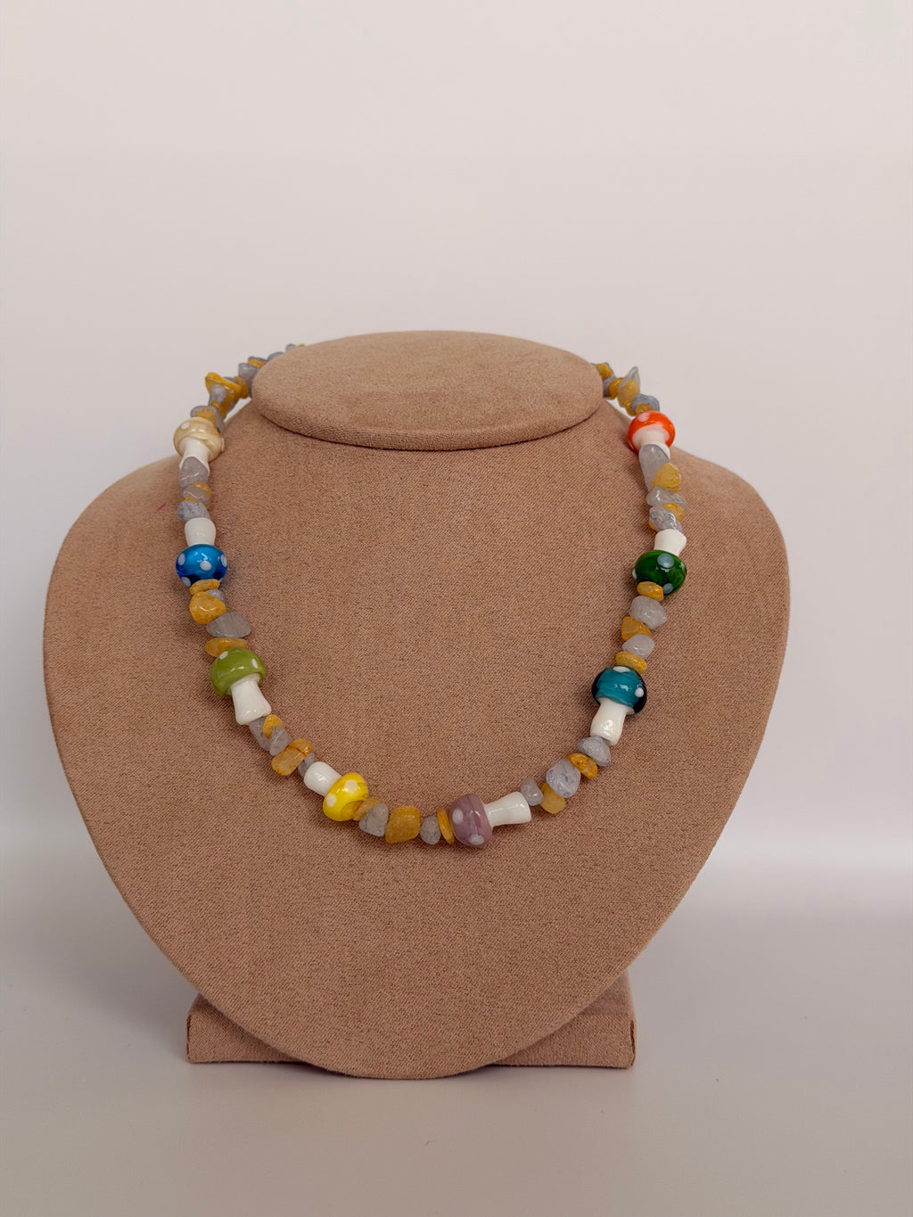 Mushroom Pop Handmade Necklace
