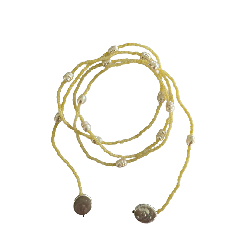 Mango Pearl Handmade Necklace