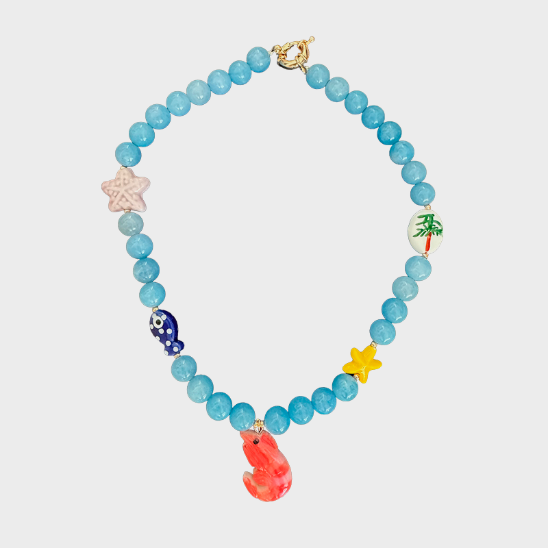 Shrimp Bay Handmade Necklace